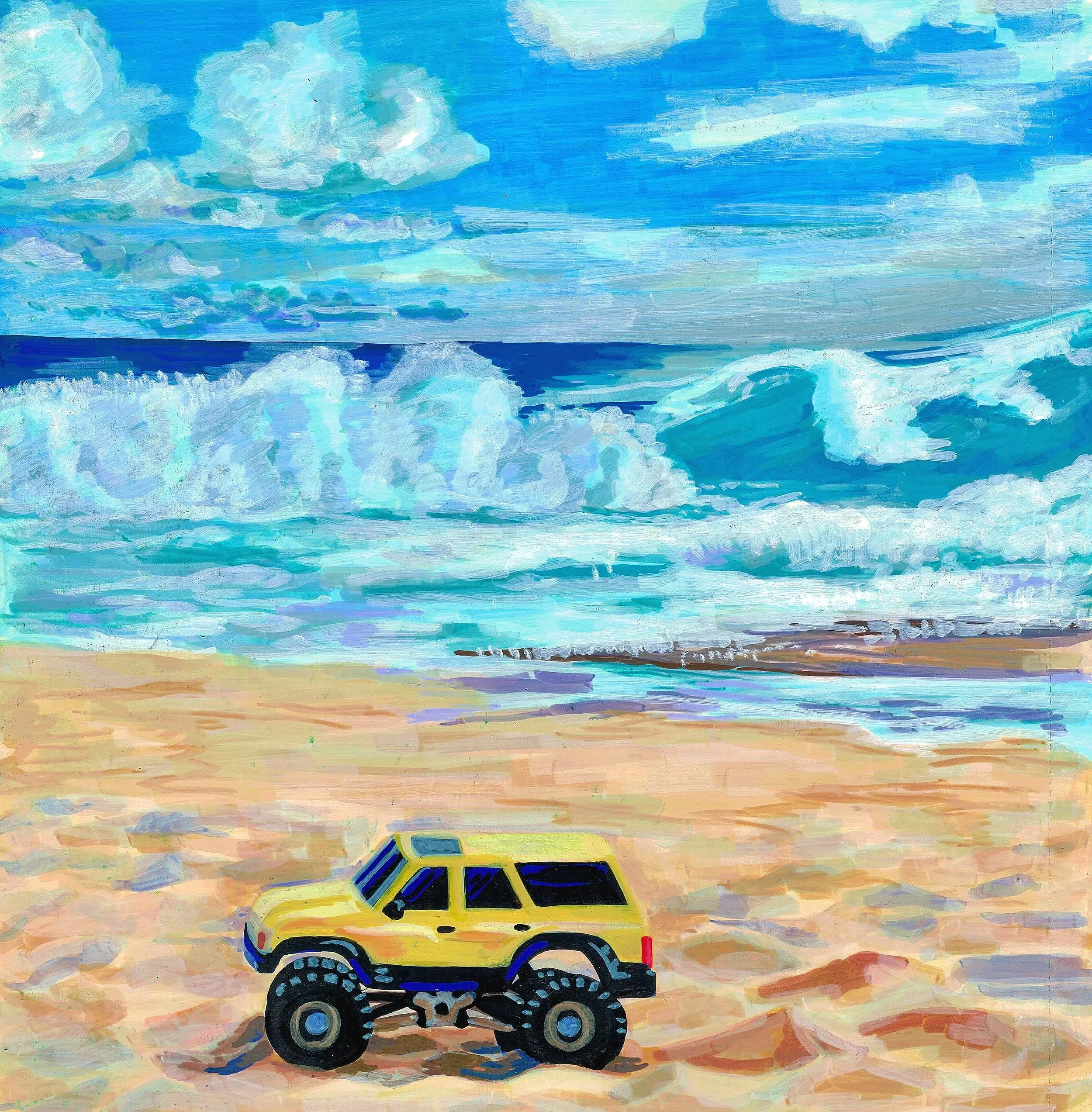  
    Beach Cruiser  
   2025 
   Acrylic Marker on Paper 
   8 x 8 in. 
 

 
  .artwork-caption {
    text-align: left;
    padding-top: 10px;
    font-family: inherit; 
  }
  .artwork-caption p {
    margin: 4px 0; 
    line-height: 1;
  }
 
