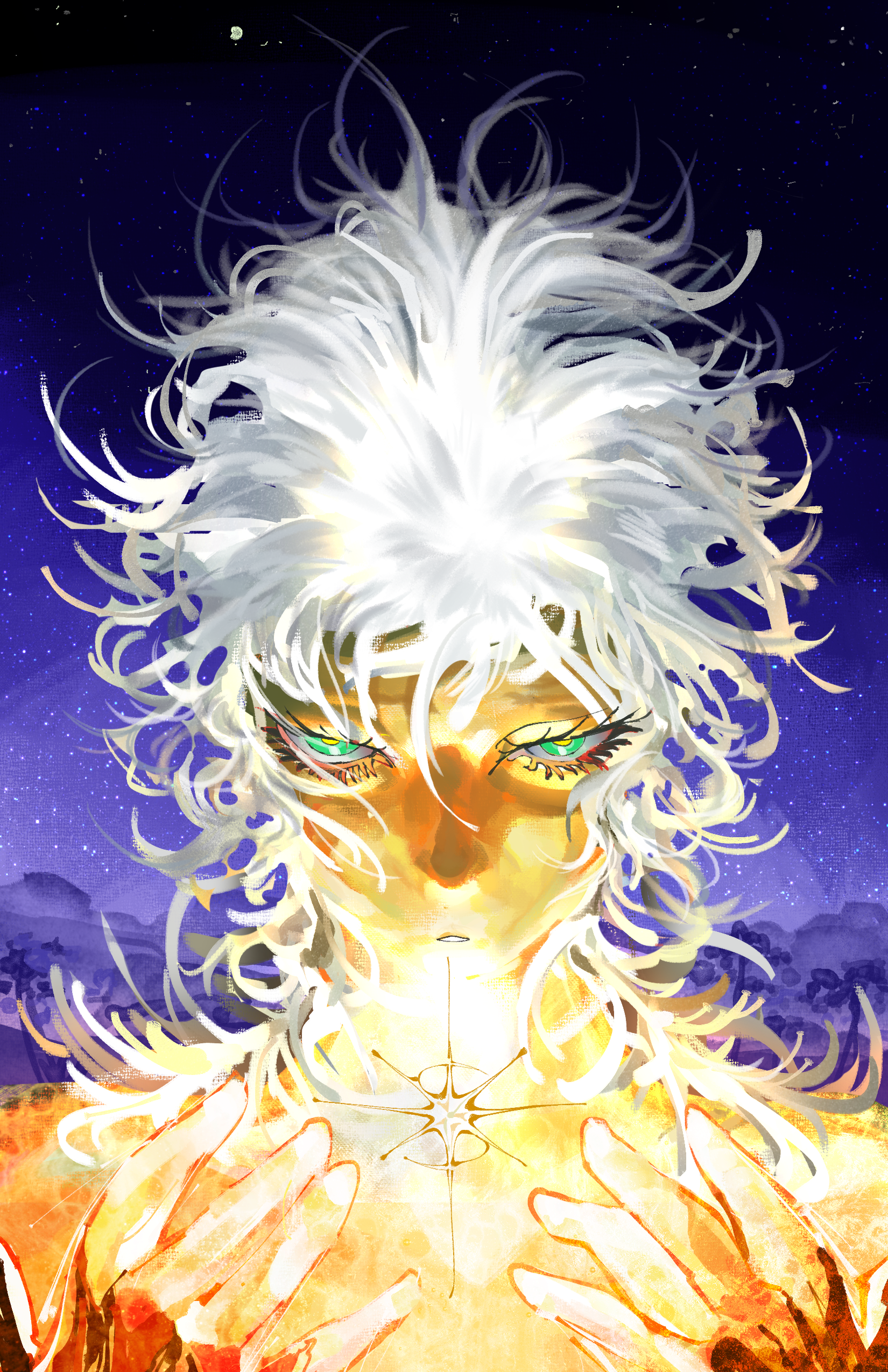 sun, space, fantasy, character design