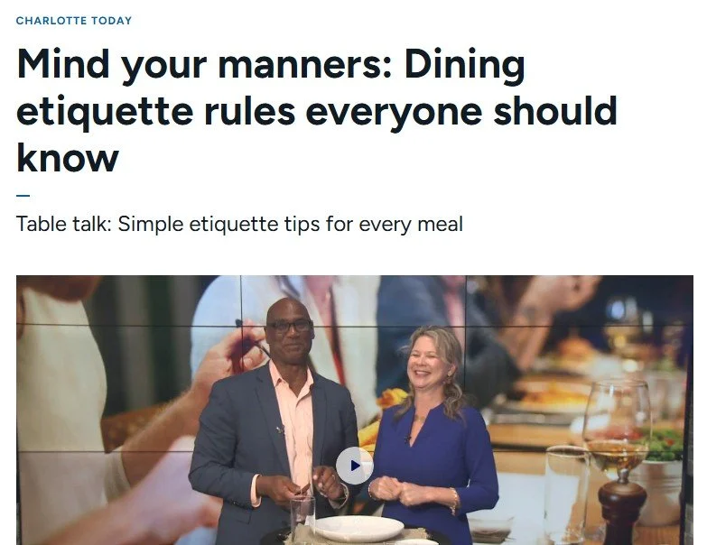 Etiquette expert Aimee Symington shares business dining etiquette tips for navigating professional meals, client dinners and networking events with confidence.