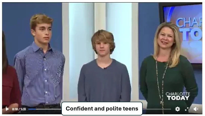 Etiquette expert and keynote speaker Aimee Symington discusses confident and polite teens, and how to teach them the social skills they should know.