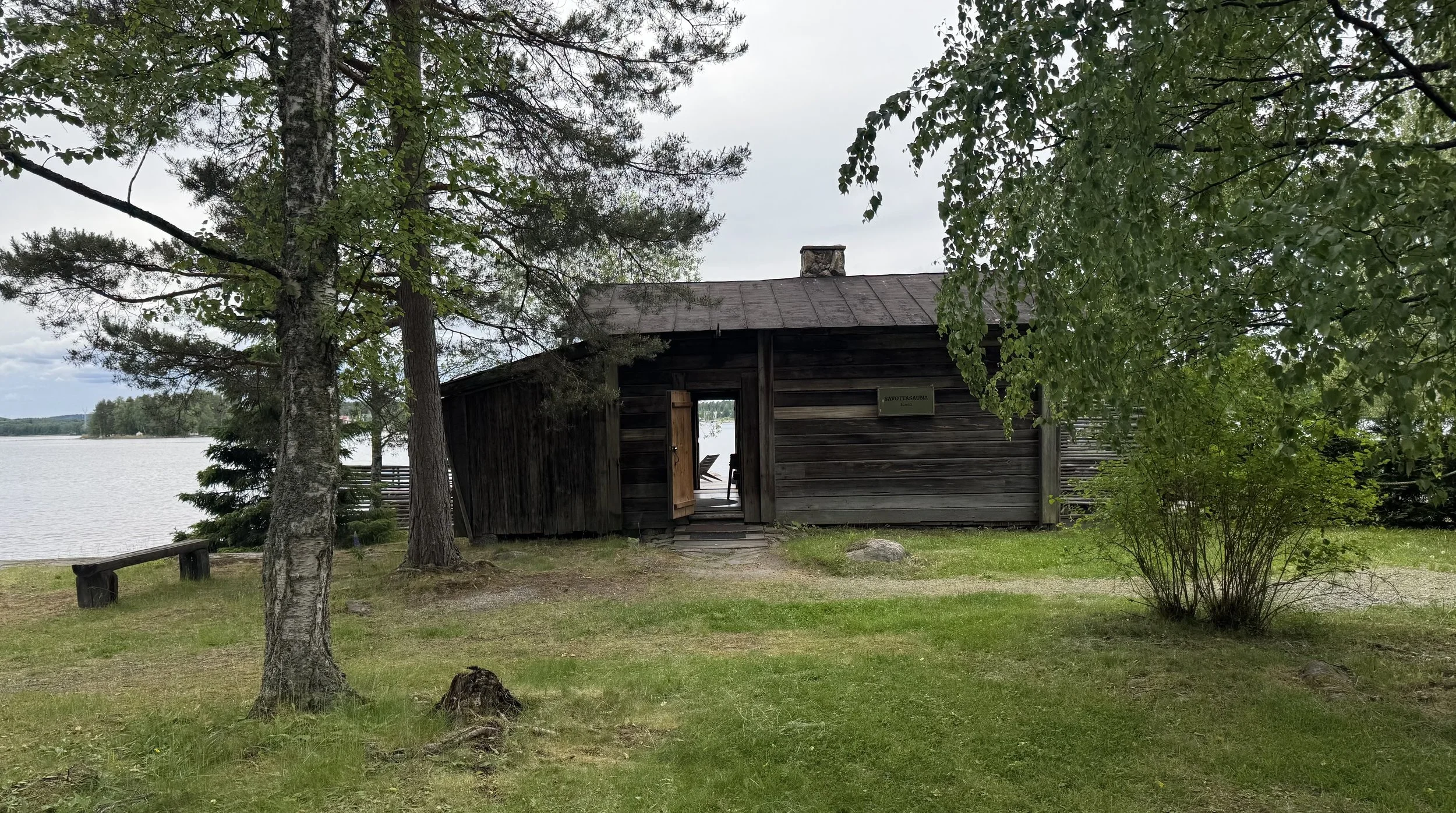 Traditional smoke sauna at Savutuvan Apaja, Finland