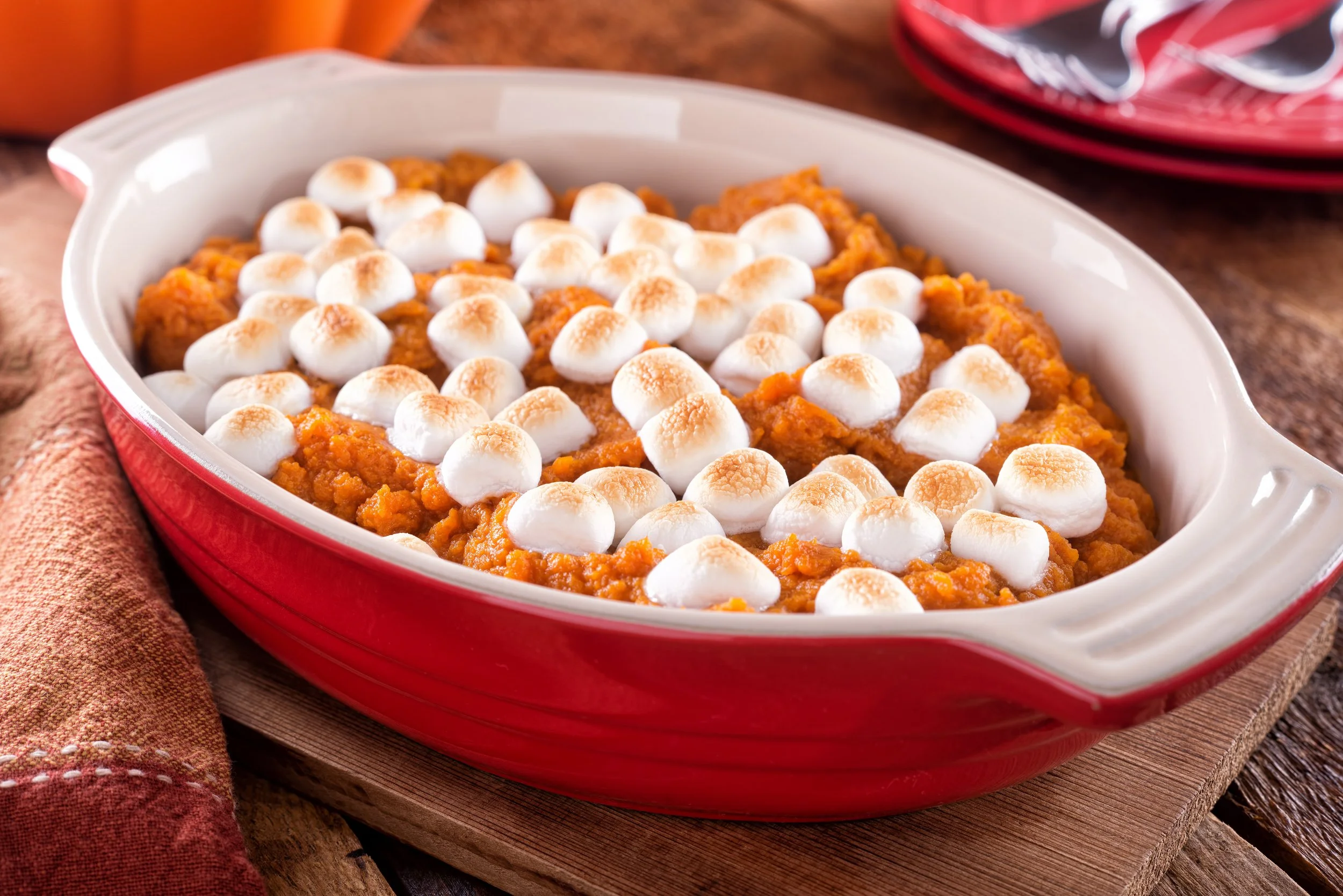 🍠 Sweet Potato Bake with Homemade Maple Marshmallows