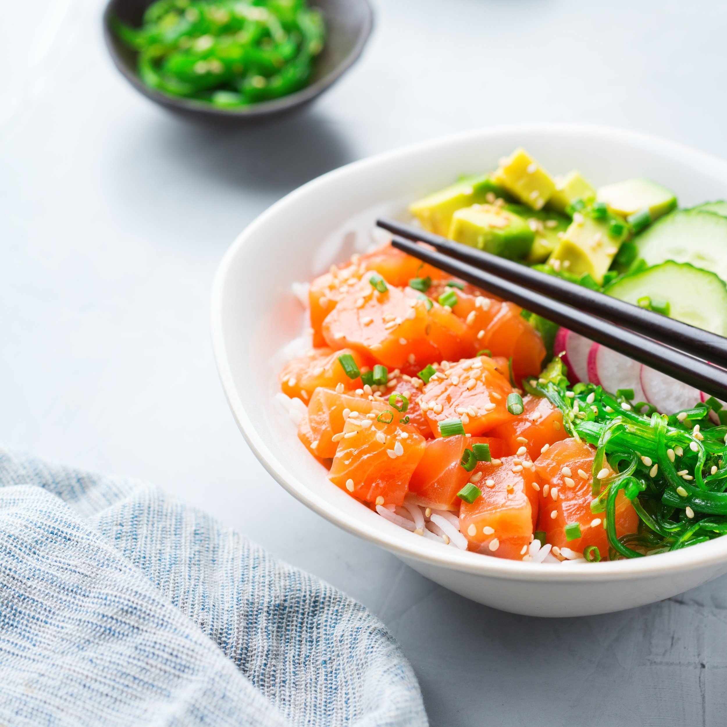 Salmon Poke Bowls