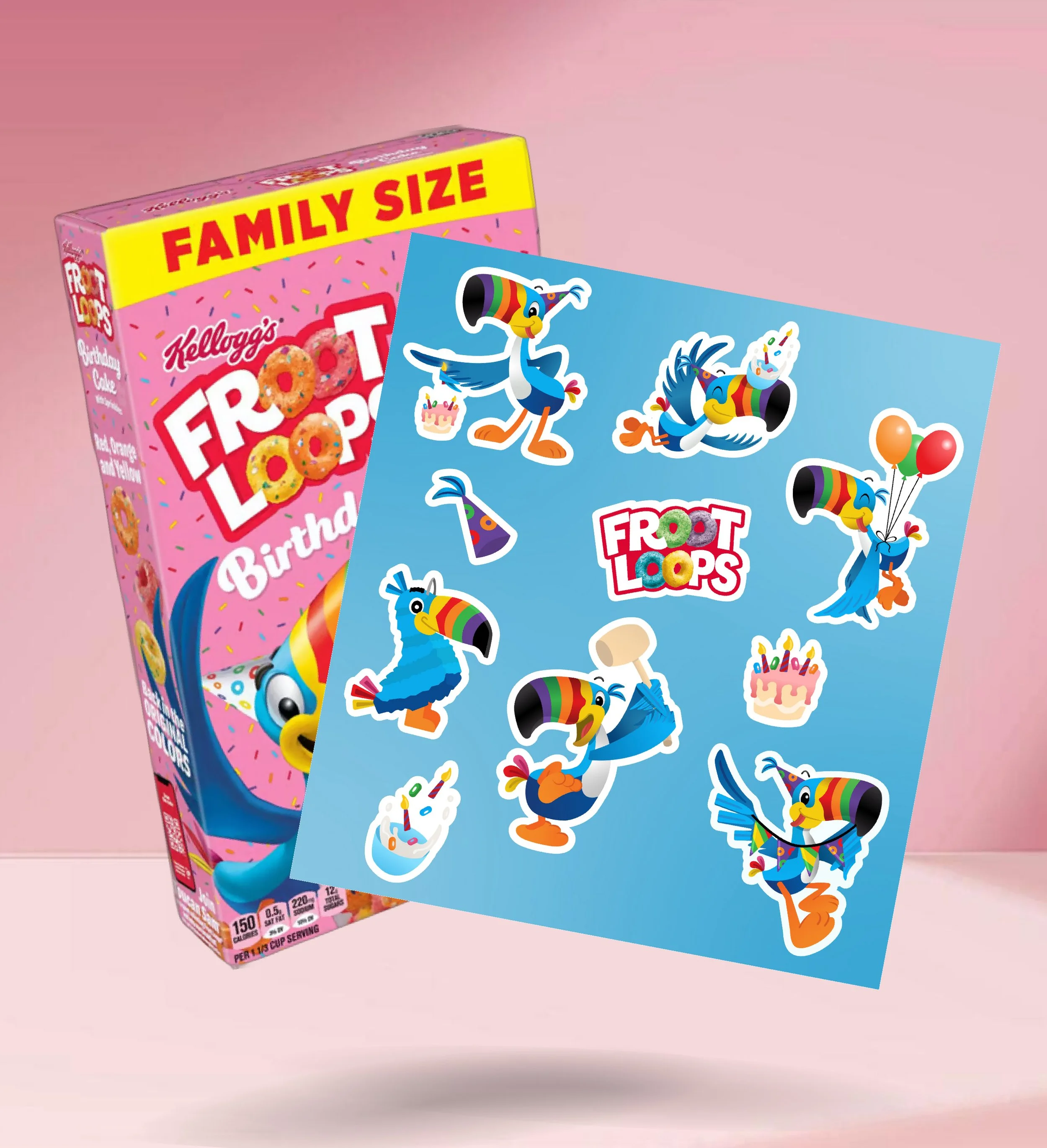 Froot Loops Sticker Sheet