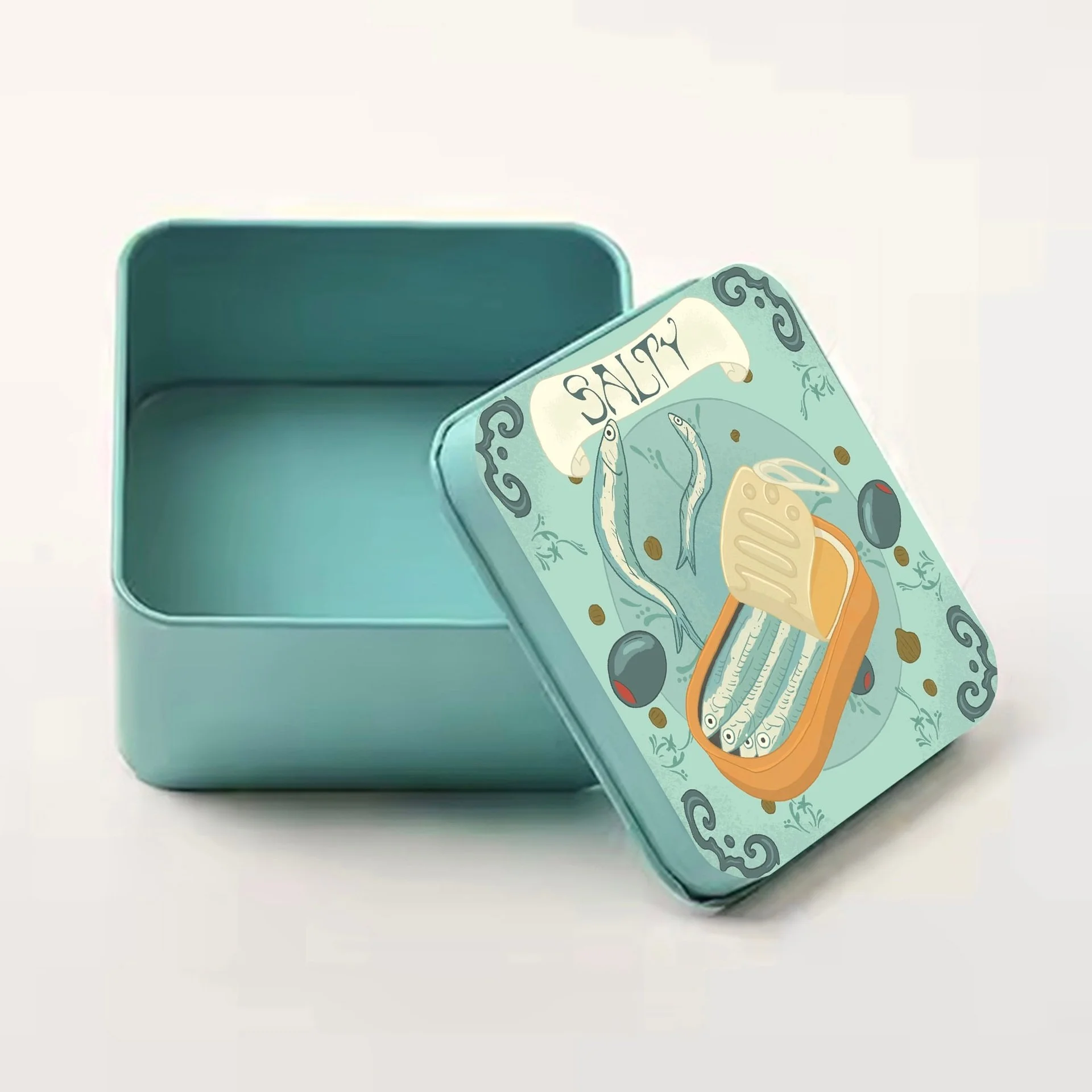 Leslie Cober Soap Tin Illustration