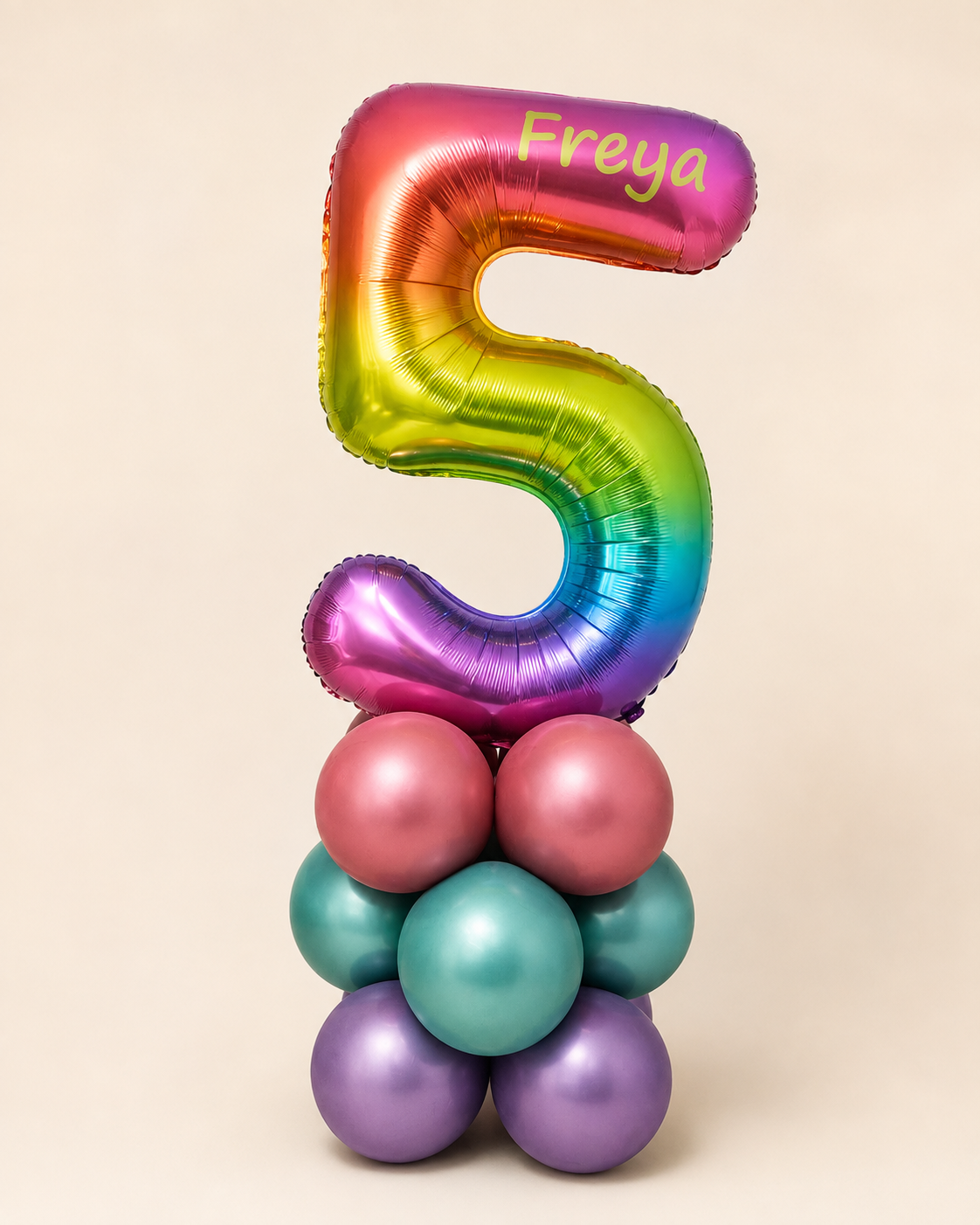 Personalised Number Balloon Stack