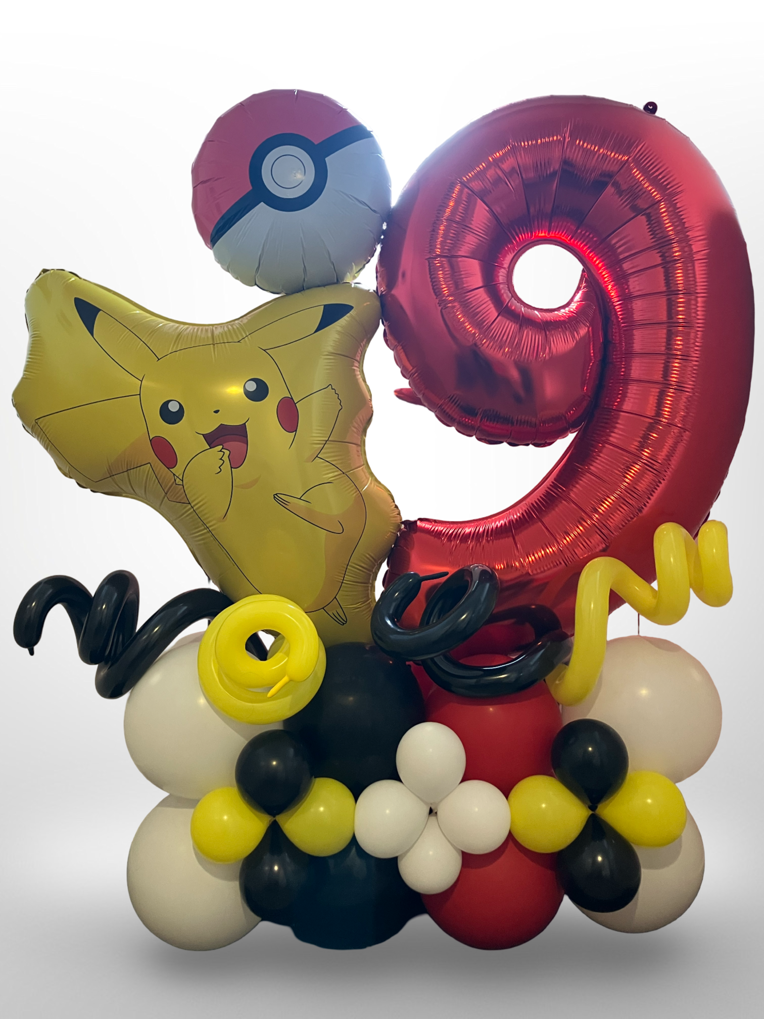Character Birthday Balloon Stack