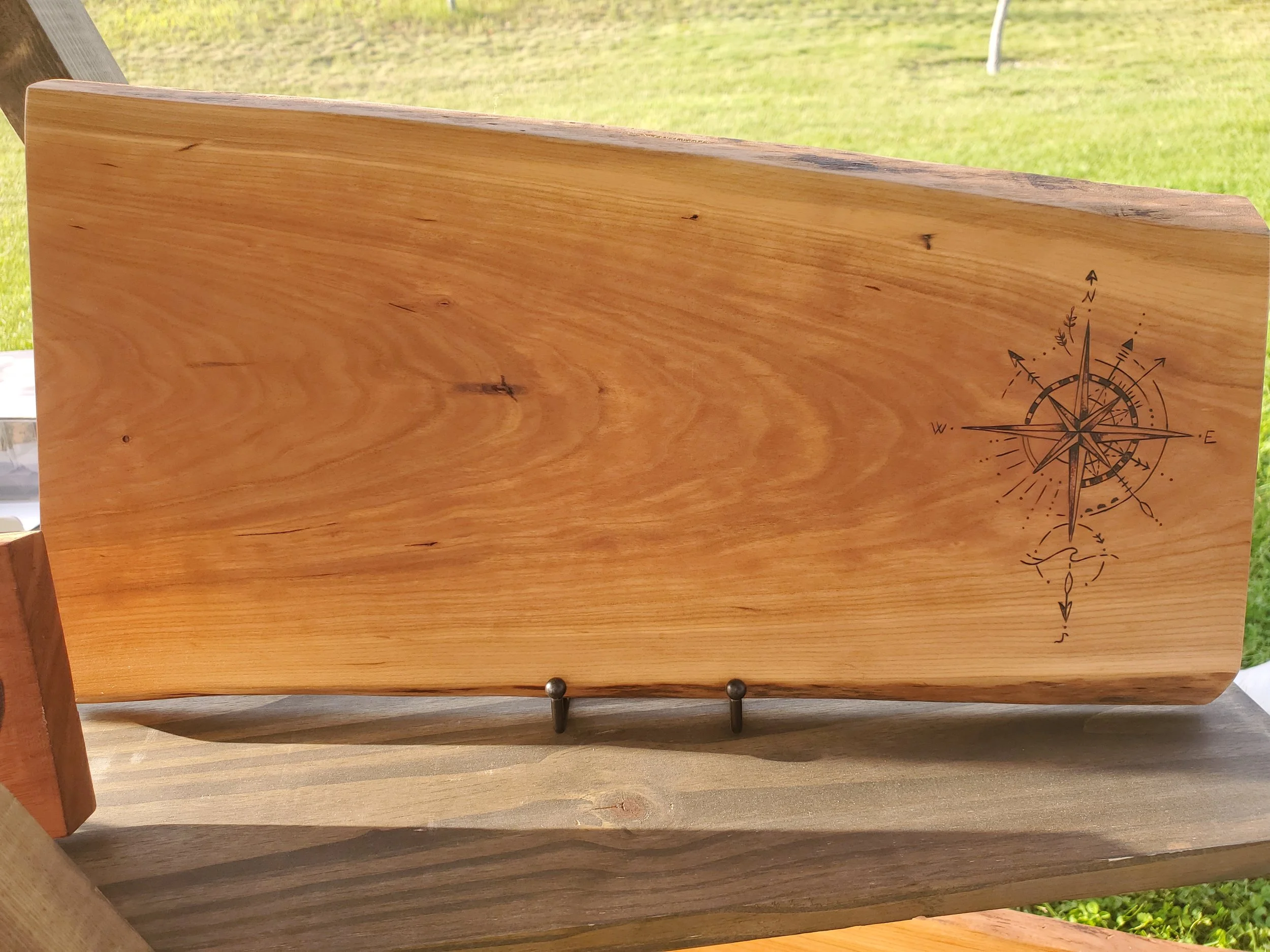 Live edge charcuterie board