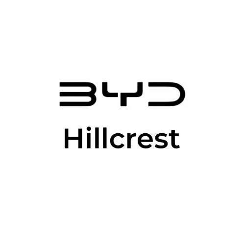 BYD Hillcrest logo in black text on a white background.