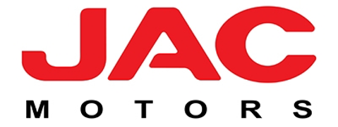 JAC Motors logo in red and black.