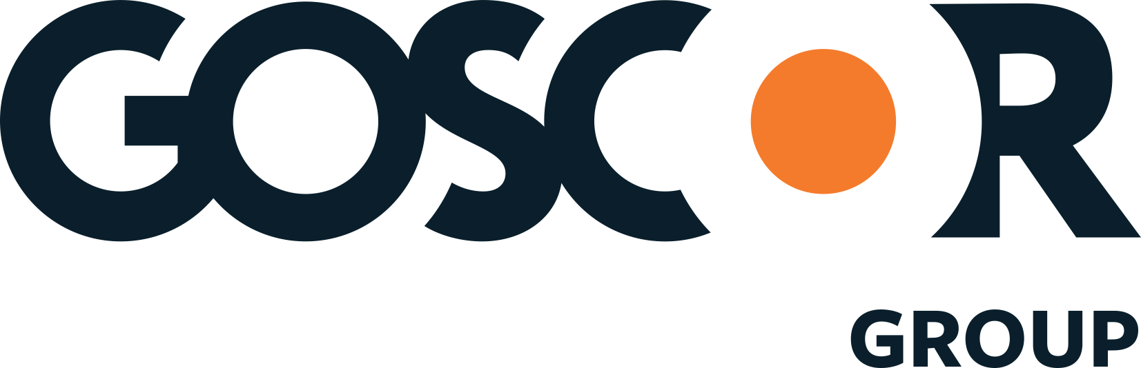 Logo of Cosmos Group featuring stylized black text with an orange dot replacing the letter 'O' in 'Cosmos'.