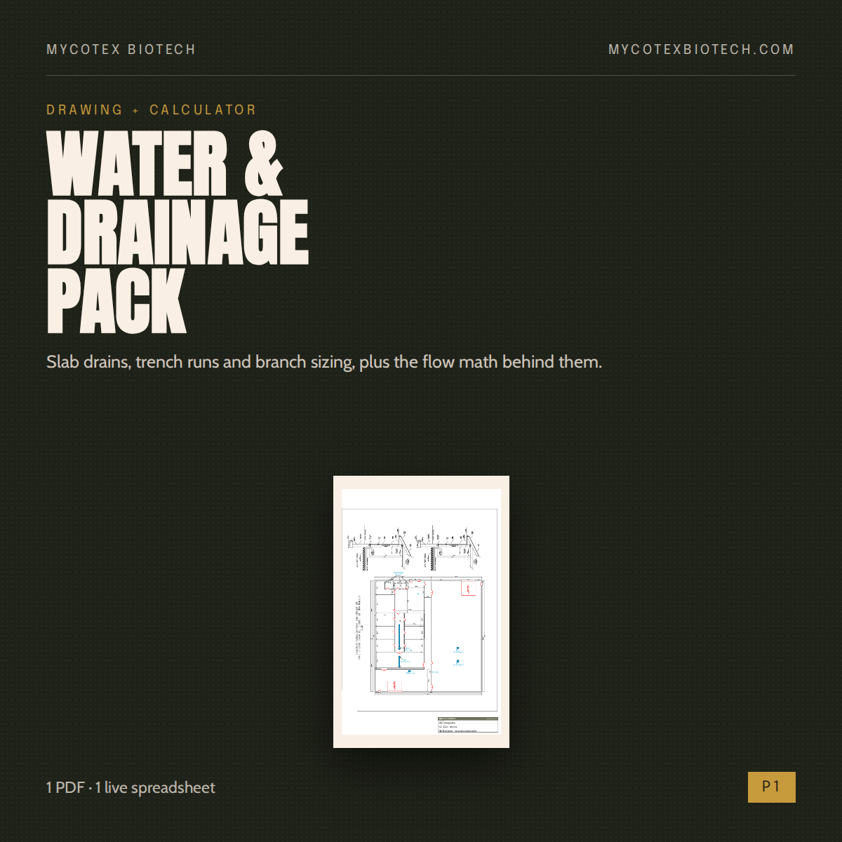 Water & Drainage Pack