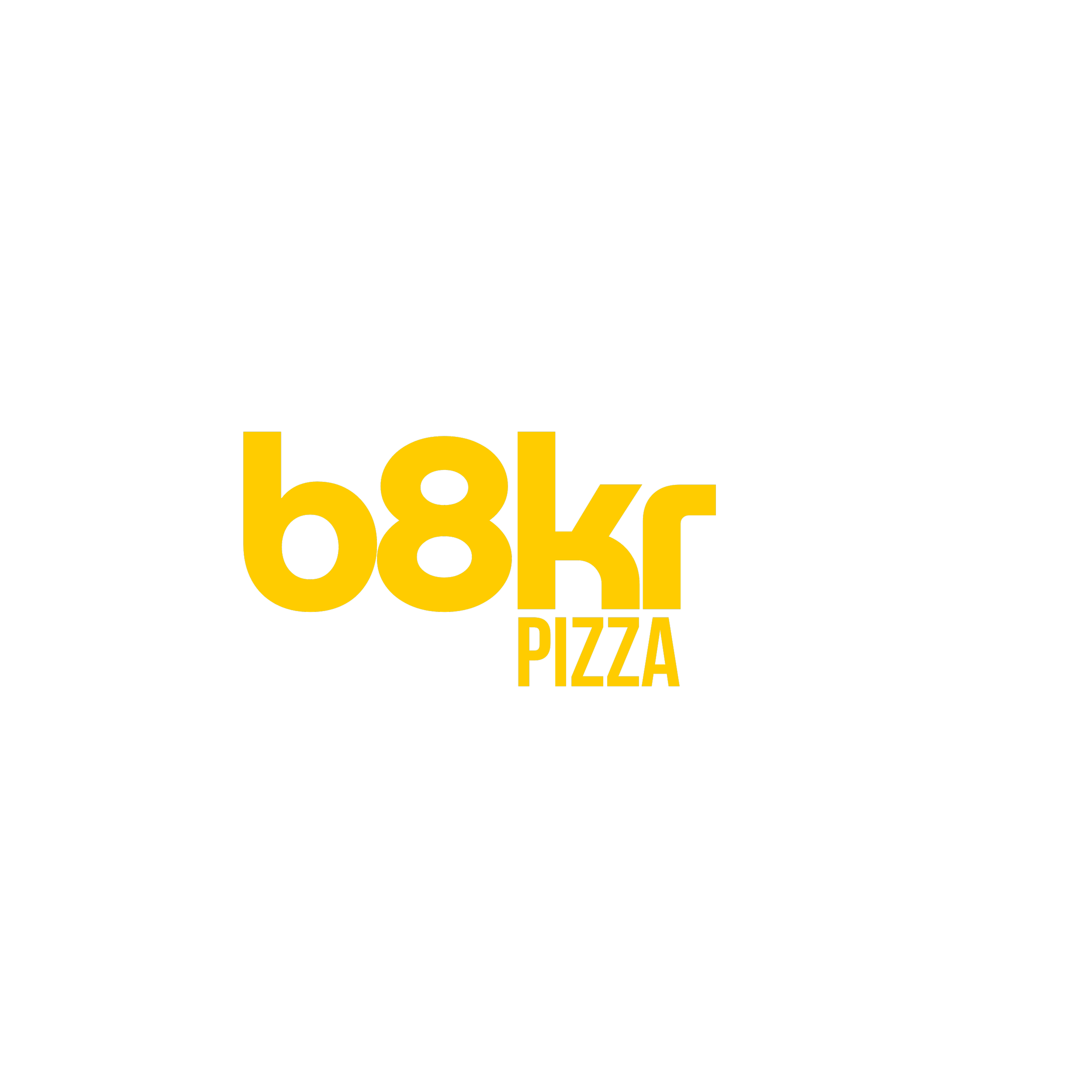 b8kr PIZZA LOGO
