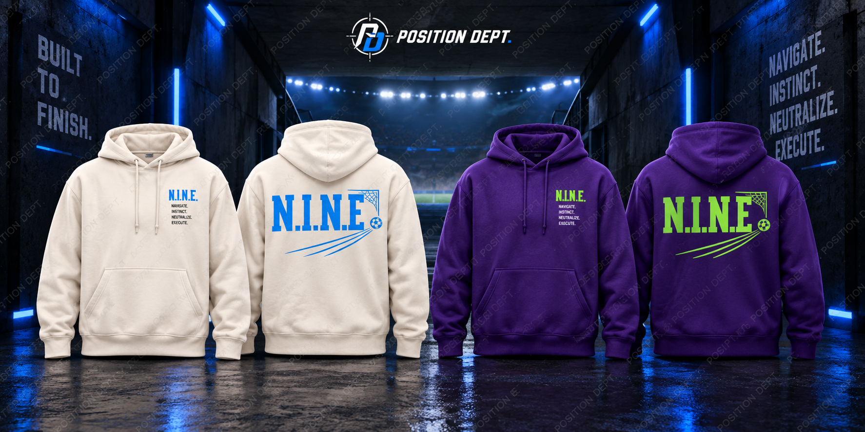 N.I.N.E. Hoodie