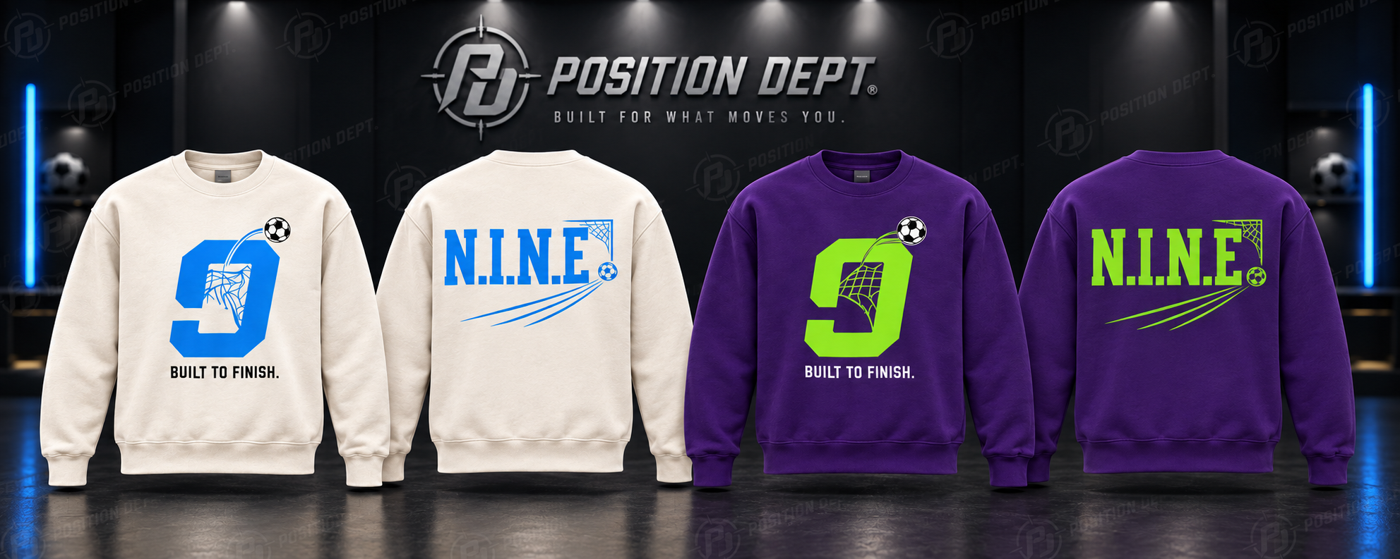 N.I.N.E. Crewneck