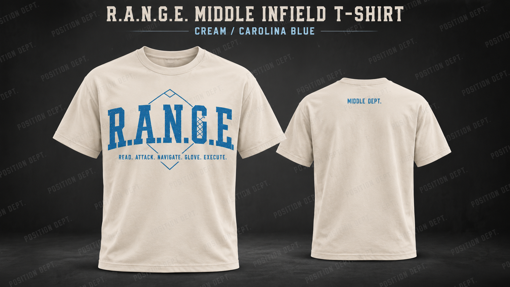 R.A.N.G.E. Middle Infield T-Shirt
