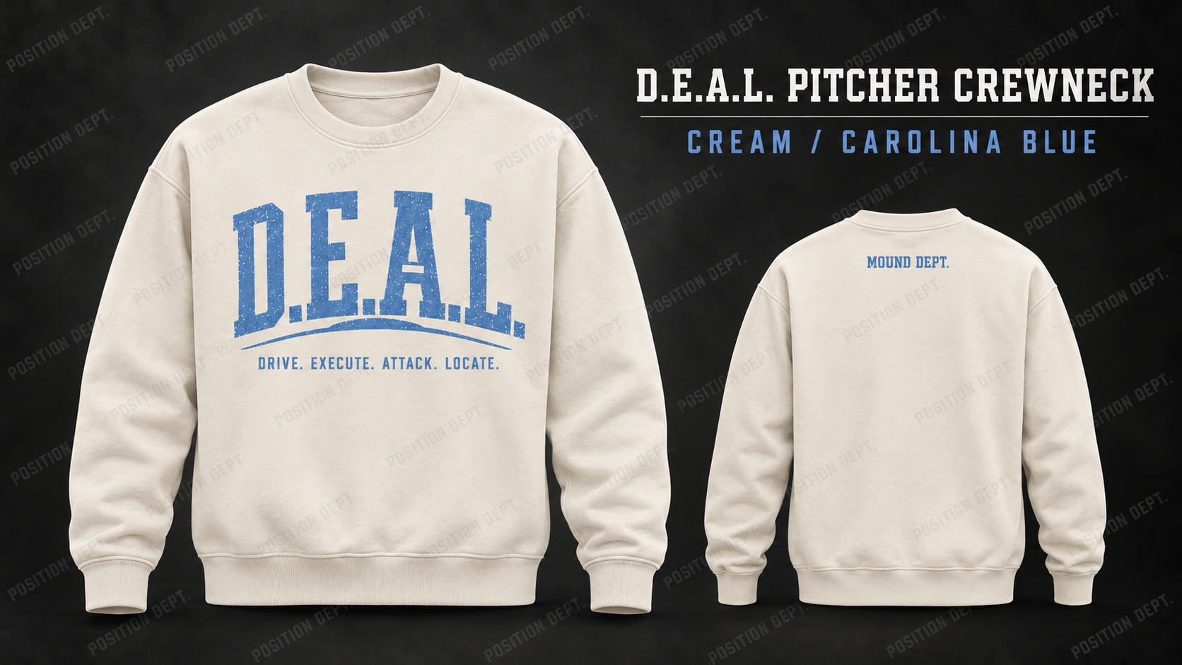 D.E.A.L. Pitcher Crewneck