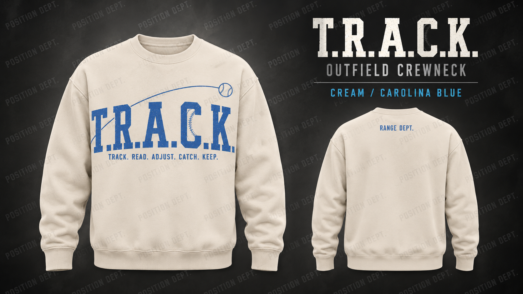 T.R.A.C.K. Outfield Crewneck