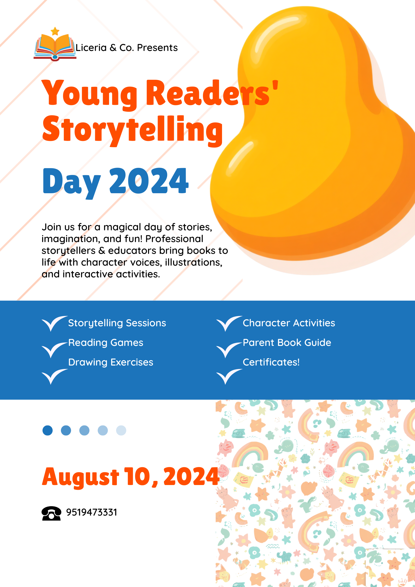 Young Readers’ Storytelling Day | August 10, 2024