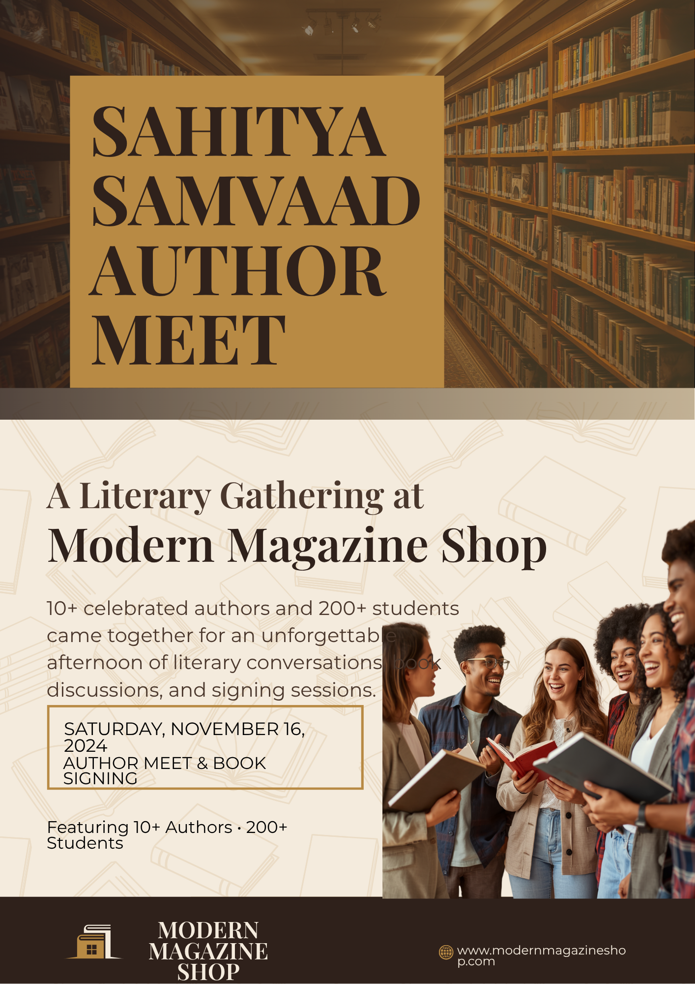 Sahitya Samvaad Author Meet | November 16, 2024