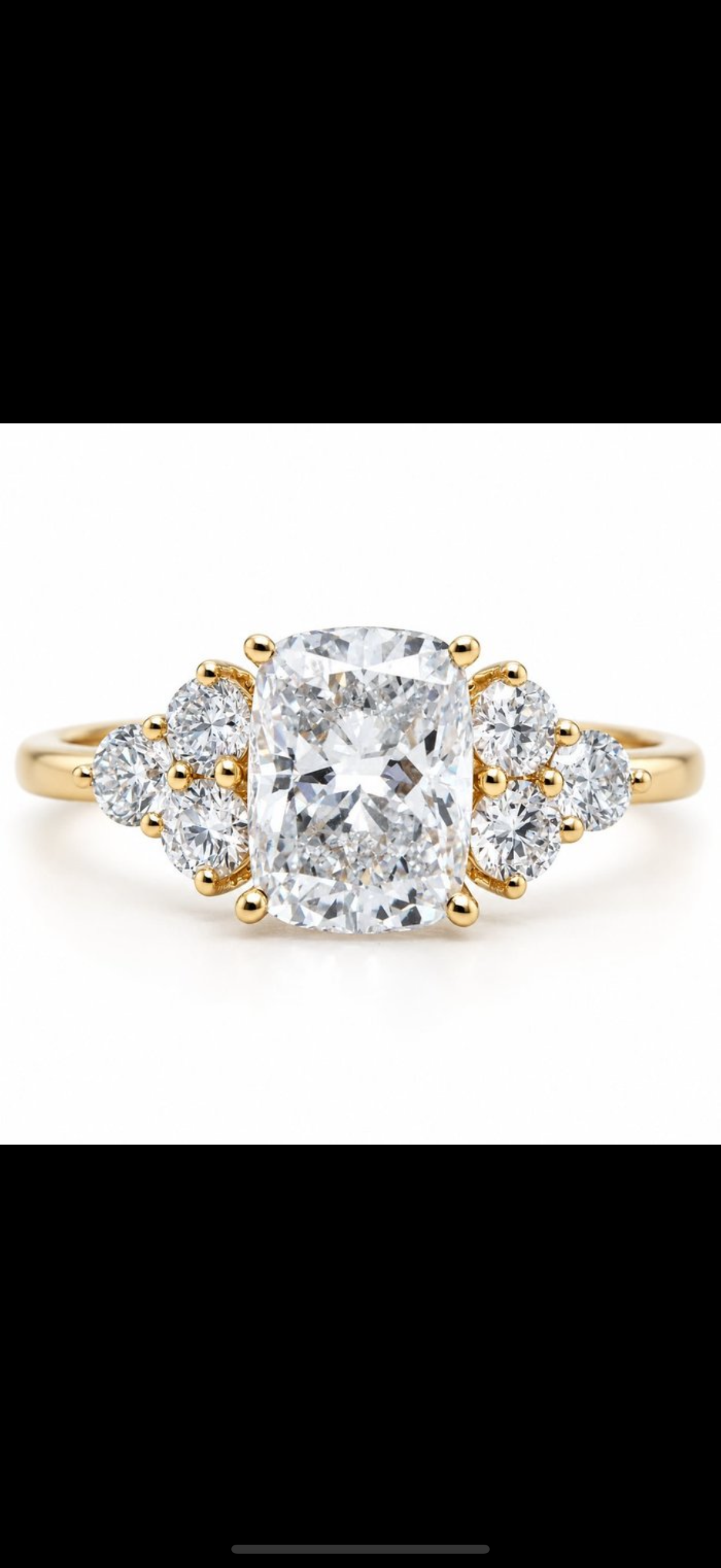 Lab Grown Diamantring 2,04 ct – 14 kt Gelbgold