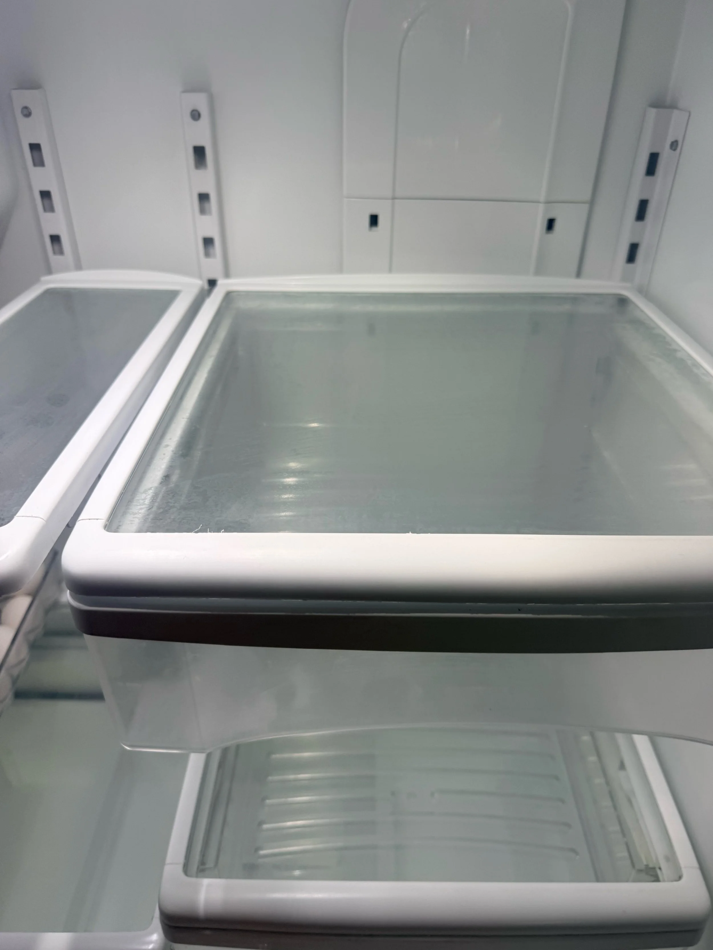 Inside of a refrigerator after a deep clean in Central Indiana