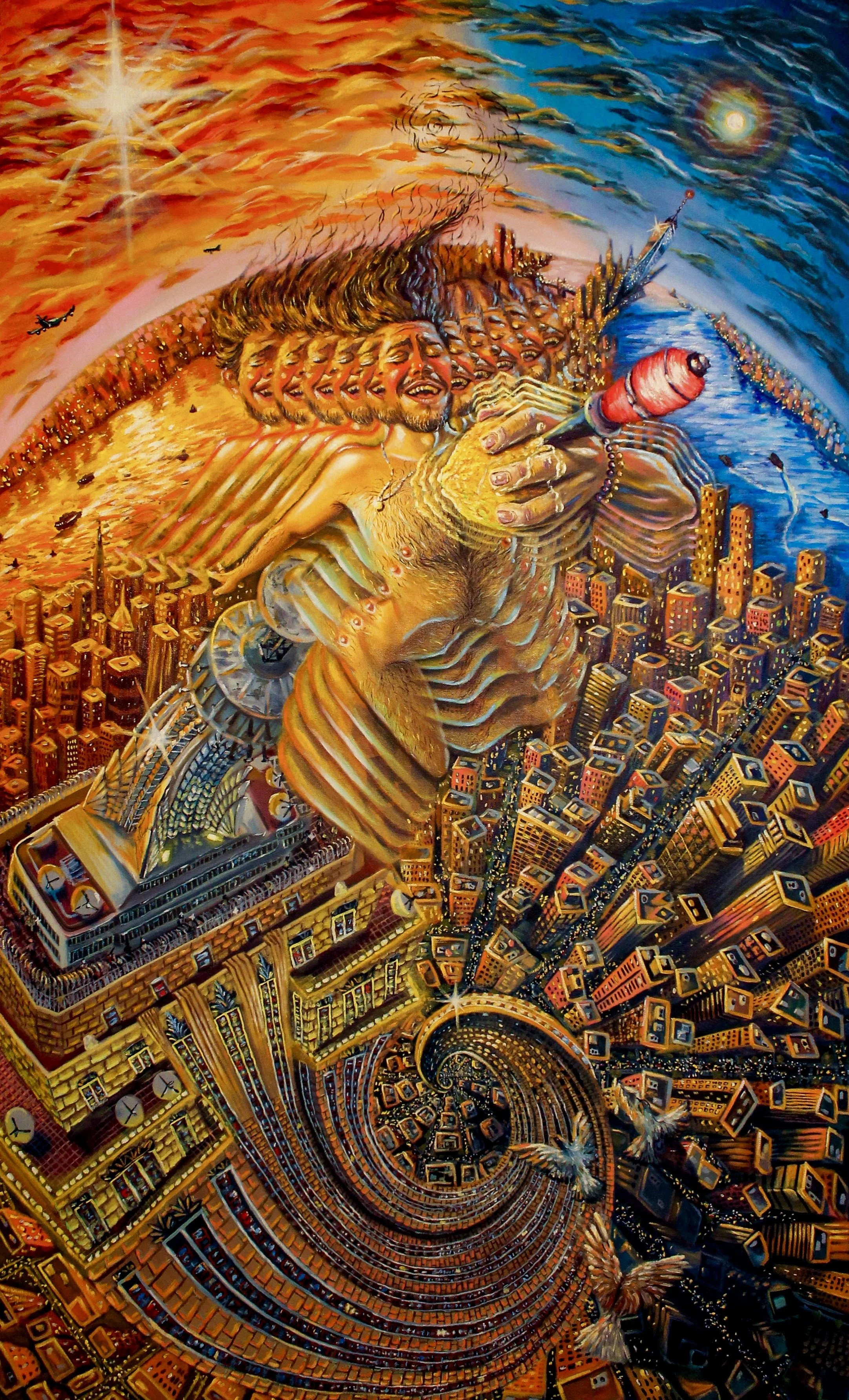 Be Brave Enough To Break Your Own Heart, 
oil on canvas 
32 x 53 in  
2019 