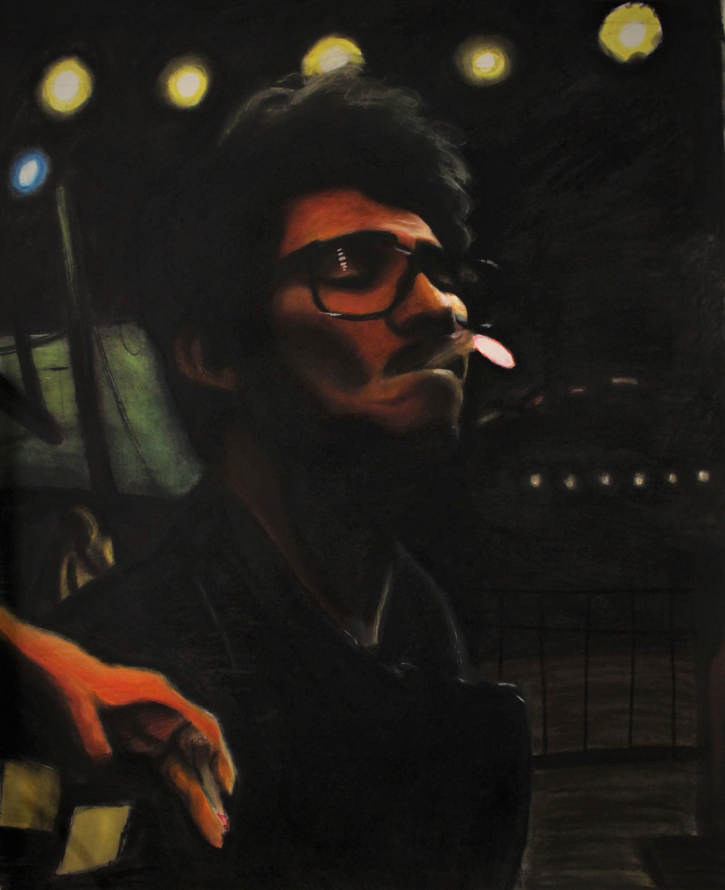 Gravitas? 
Soft pastel, charcoal
30x35 in
2016
