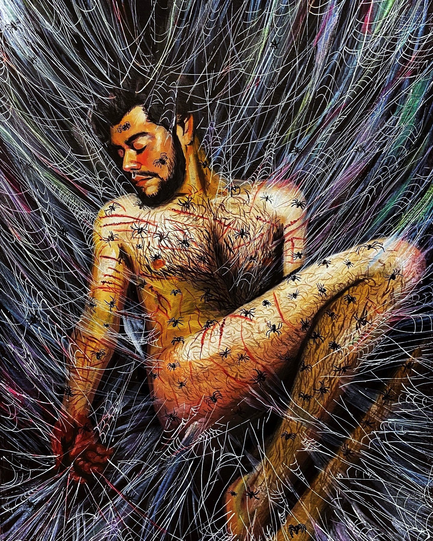 Gossamer Disposition, 2020 12x16 inches gouache on paper