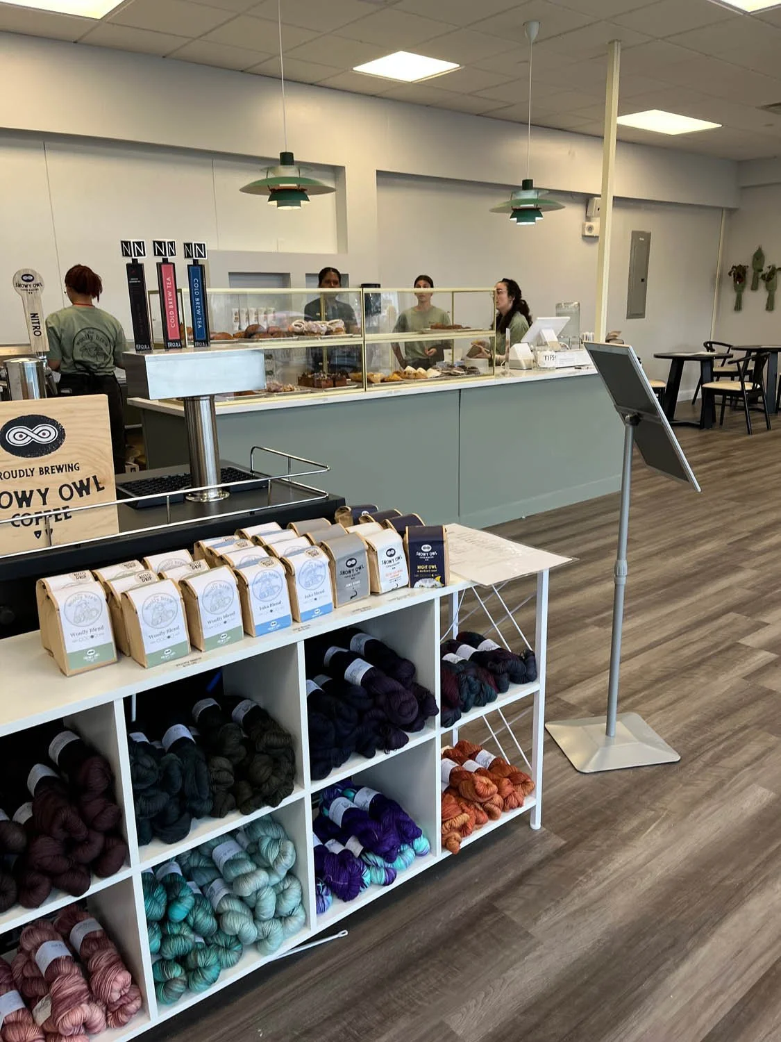 The Woolly Brew coffee and yarn