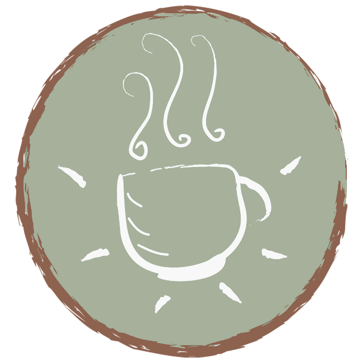 Decorative coffee cup