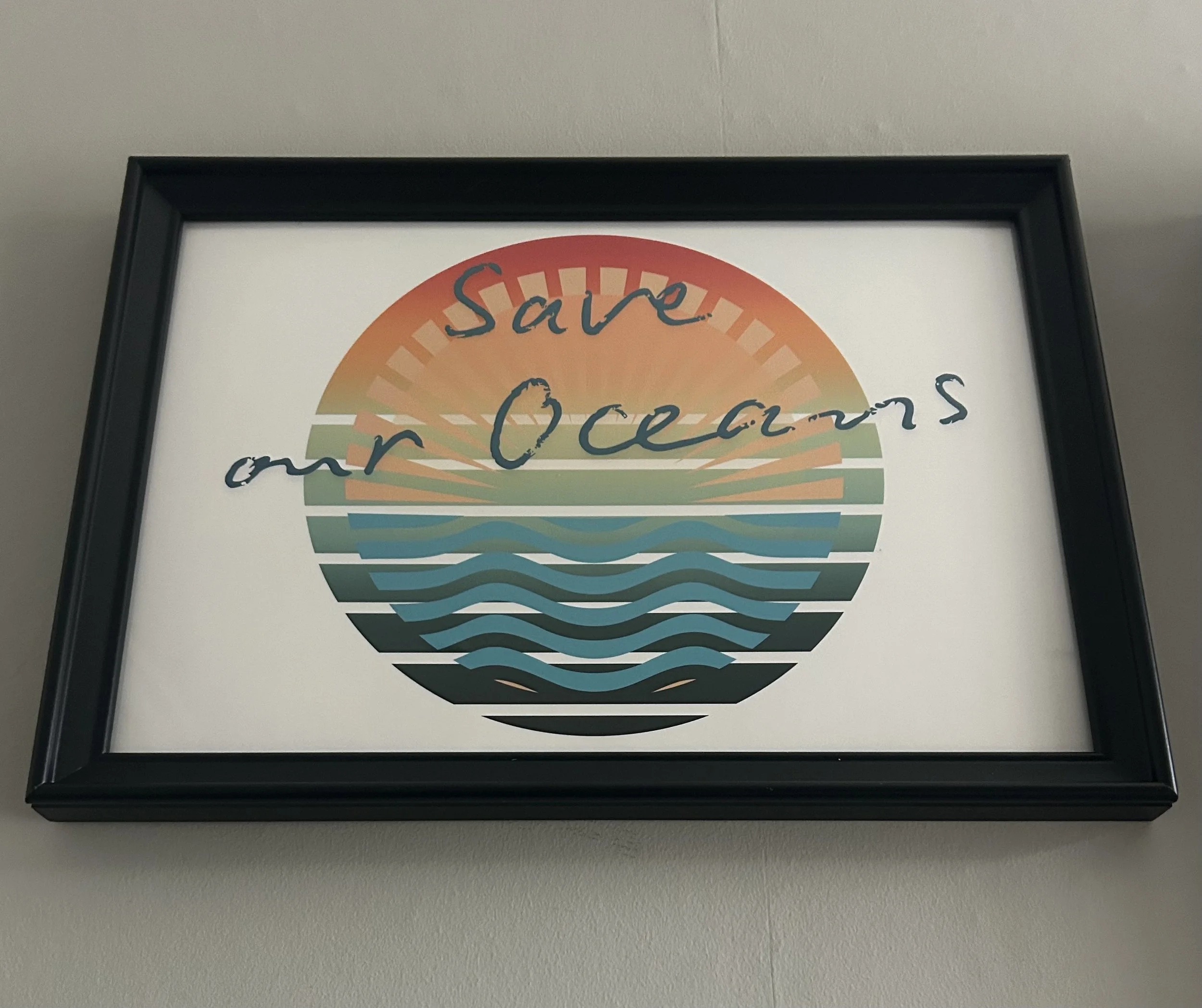 Save Our Oceans Art Print
