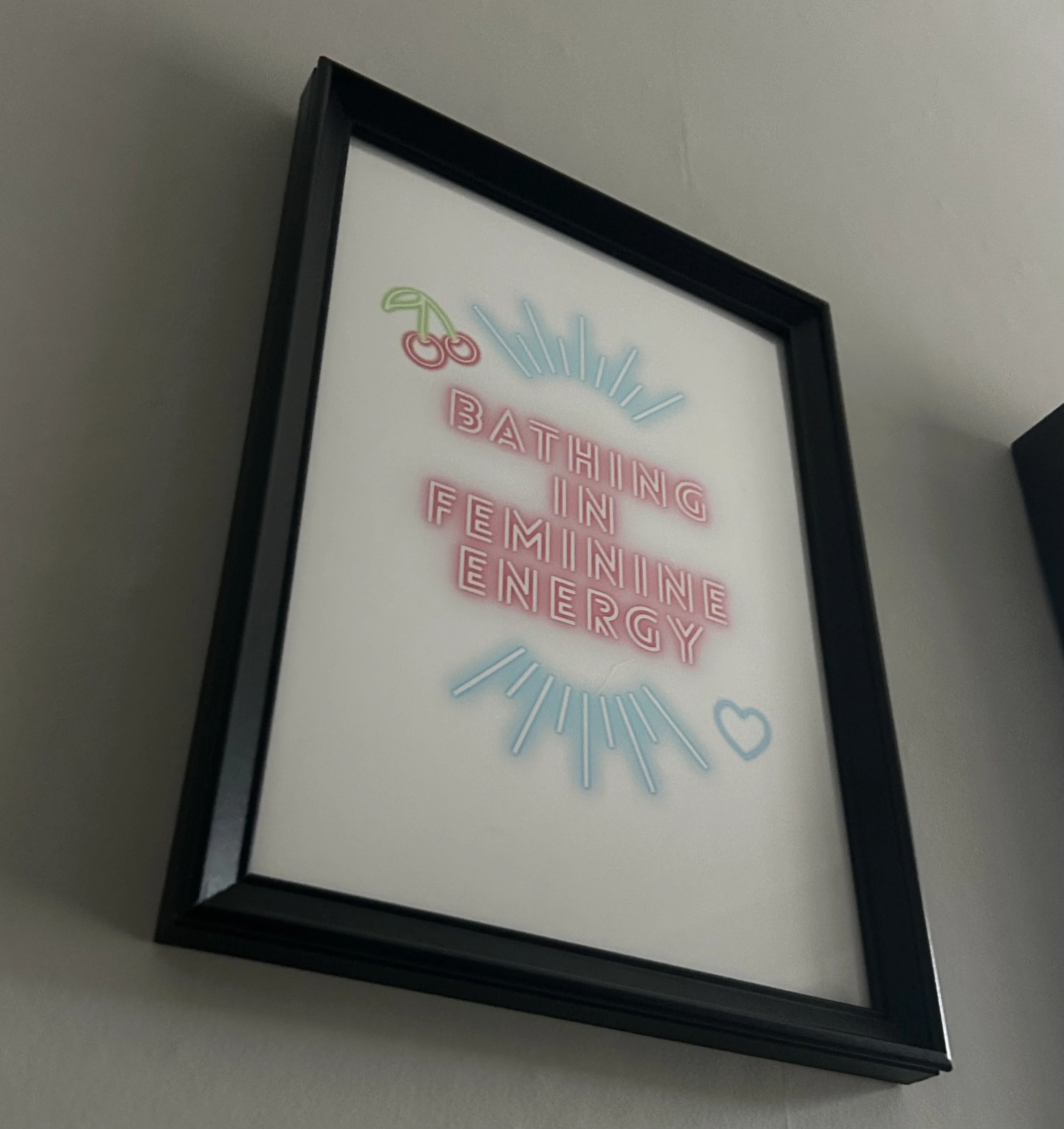 Bathing in Feminine Energy Art Print