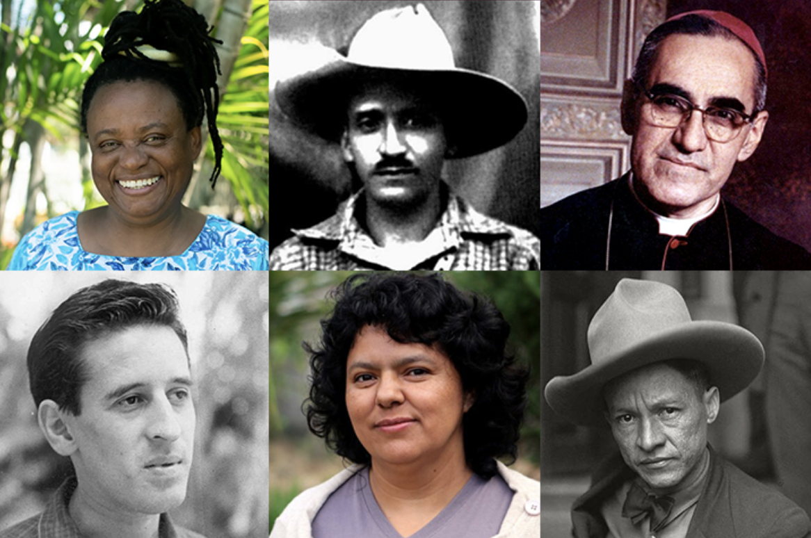 A collage of six people, some in color and some in black and white. The top row features two women and one man. The bottom row features two women and one man. They have diverse ethnic backgrounds and are dressed in various styles, some with glasses and hats.