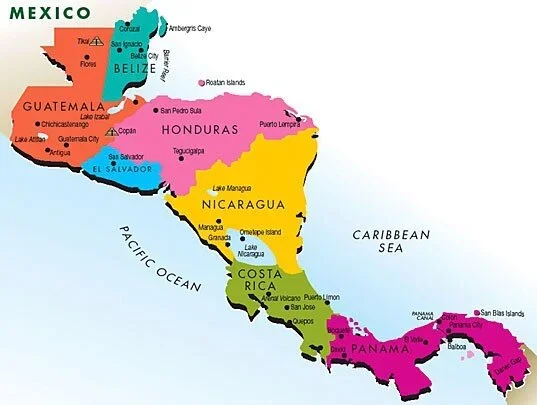 Geography is History: Locate the Countries of Central America