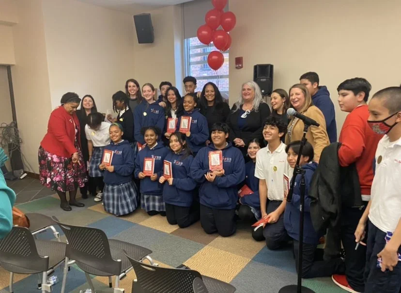 Check It Out — Literally!: Sacred Heart Students Publish Their Stories; DCPL Adds to Permanent Collection