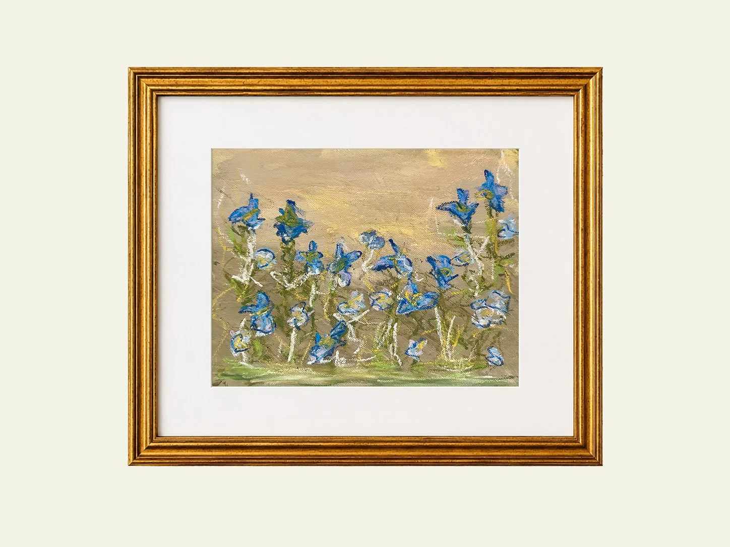 Abstract floral painting by Arkansas artist Ashley K. Elliott