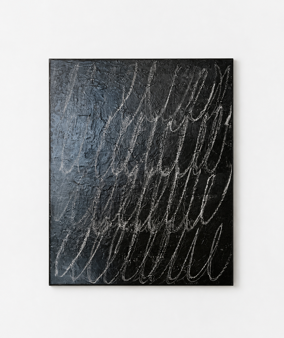 Cy Twombly inspired abstract painting by Arkansas Artist Ashley K Elliott