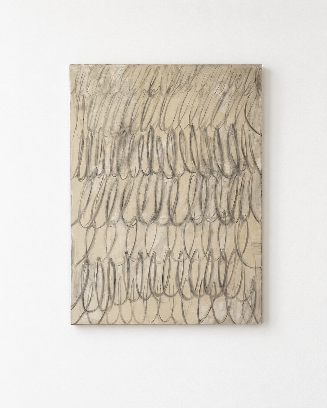 Cy Twombly inspired abstract painting by Arkansas Artist Ashley K Elliott