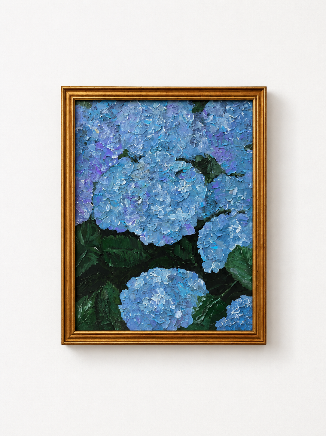 Abstract floral painting by Arkansas artist Ashley K. Elliott