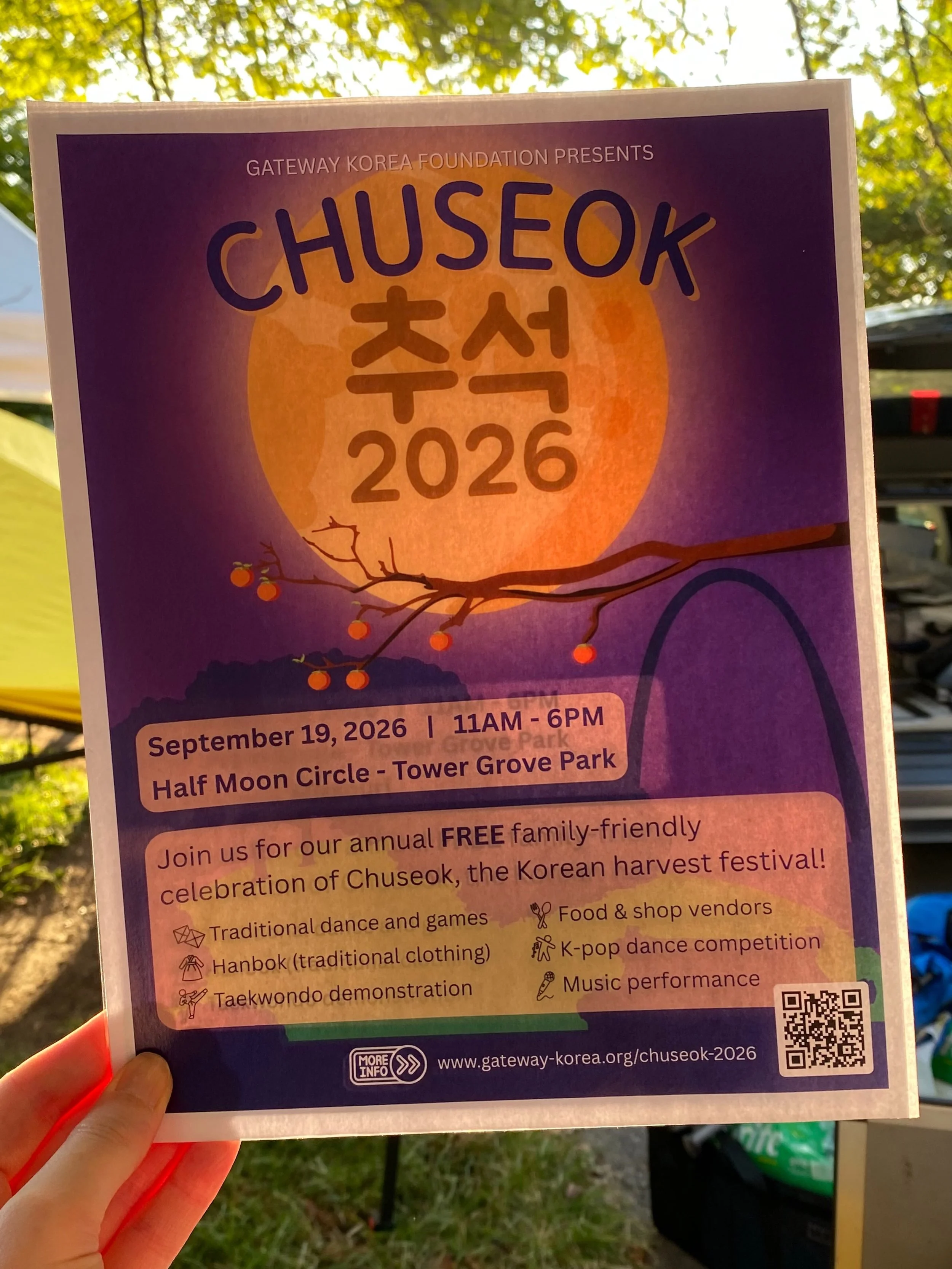 A core value at Food with Yoo, like Chuseok, is gratitude and food is definitely an element of life we&rsquo;re grateful for and how we show our gratitude! This Saturday we&rsquo;re celebrating Chuseok in Tower Grove Park (at Half Moon Circle!) ✨ Thr