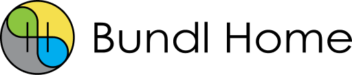 The logo for Bundl Home, featuring a colorful stylized illustration