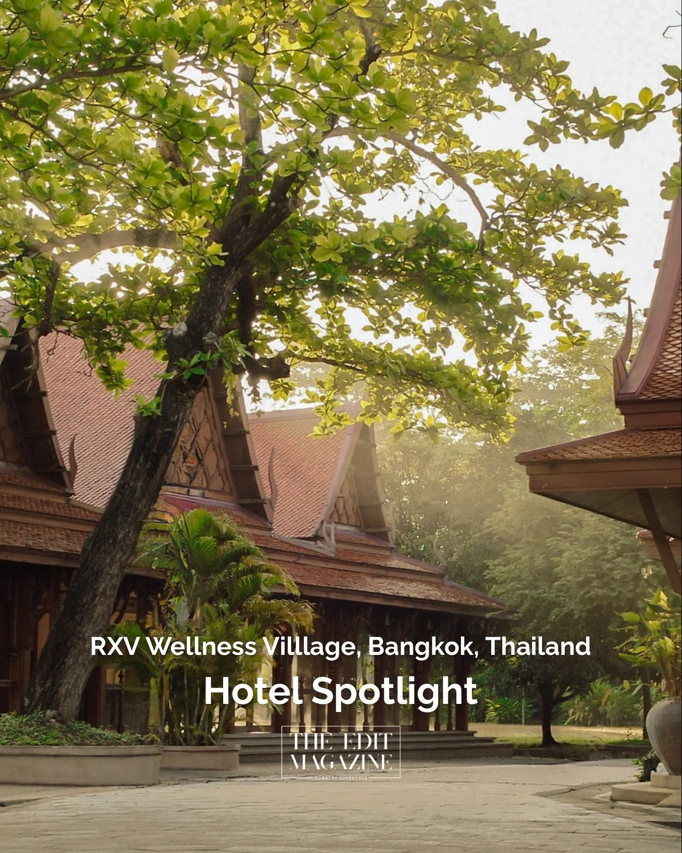 Hotel Spotlight: RXV Wellness Village (@RXVwellness), Bangkok, Thailand 🇹🇭 

Nestled within the historic 50-acre Suan Sampran estate along the tranquil banks of the Tha Chin River in Bangkok, RXV Wellness Village offers a timeless sanctuary dedicat