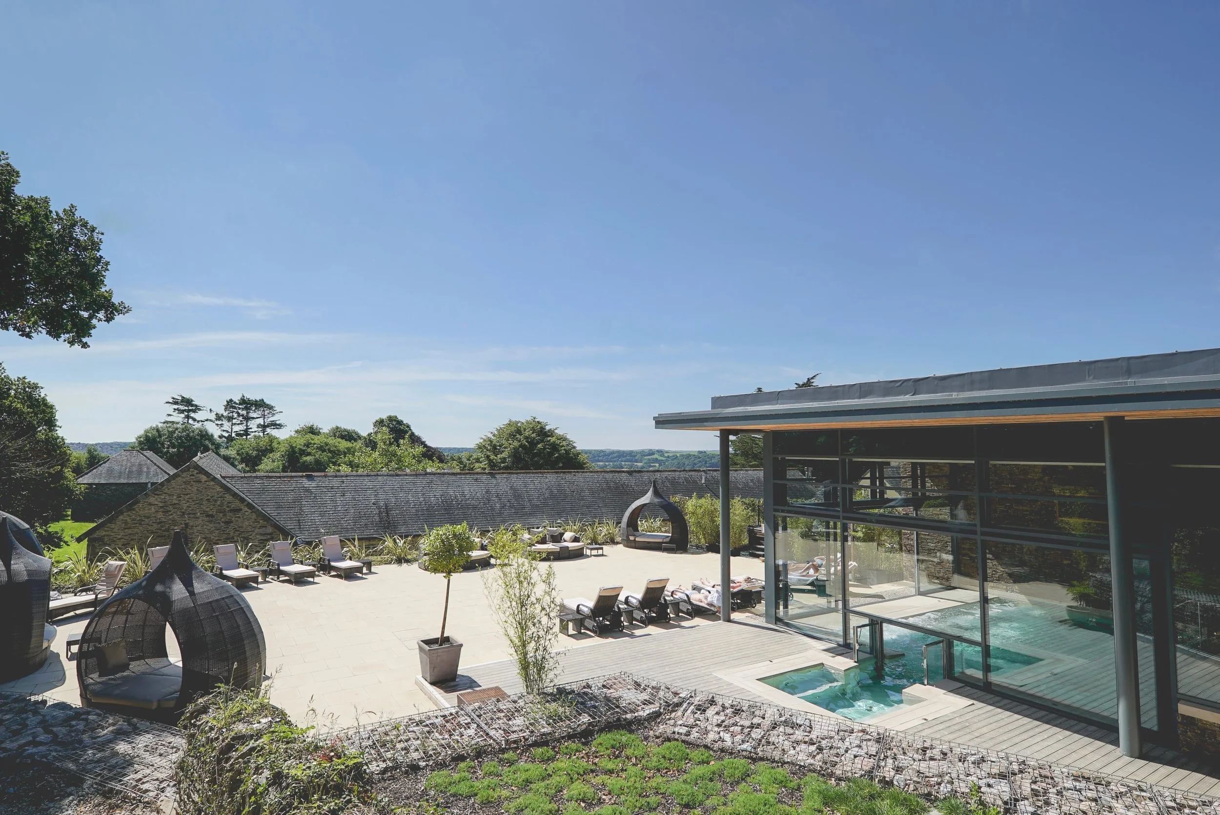Gaia Spa exterior, Boringdon Hall, Devon - Large.jpg