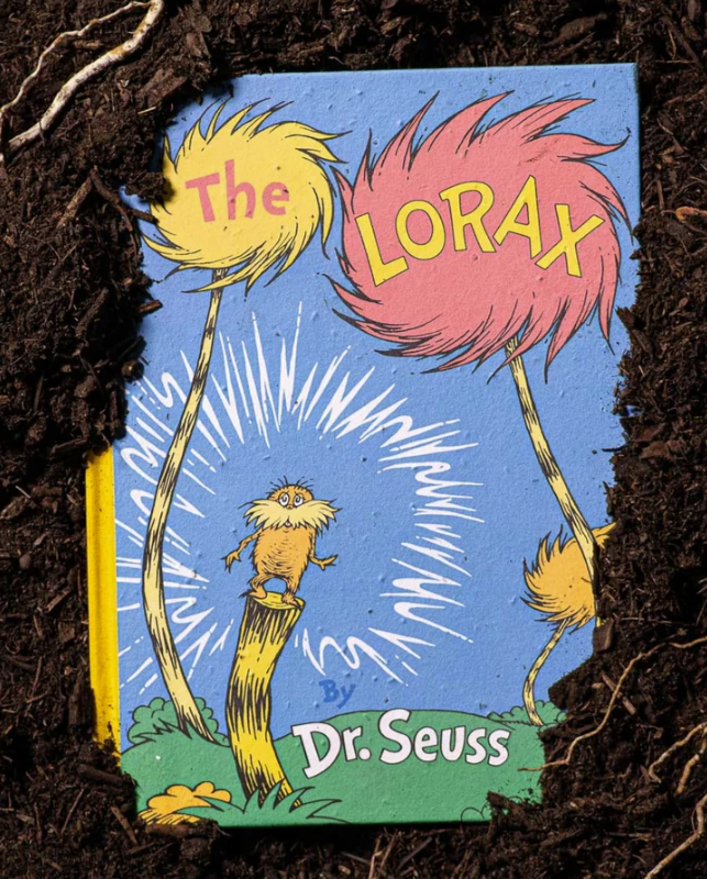 Lorax Plantable Book Stunt 2022
