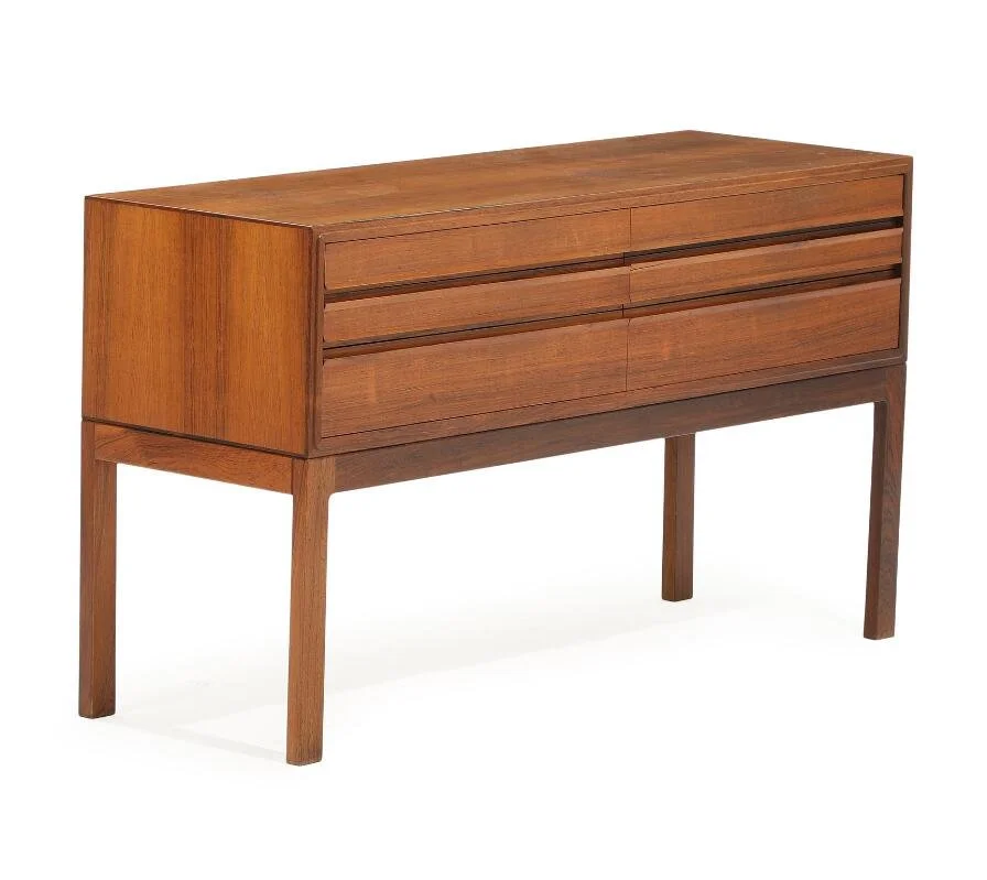 Brazilian Rosewood Chest of Drawers by Henry Rosengren Hansen