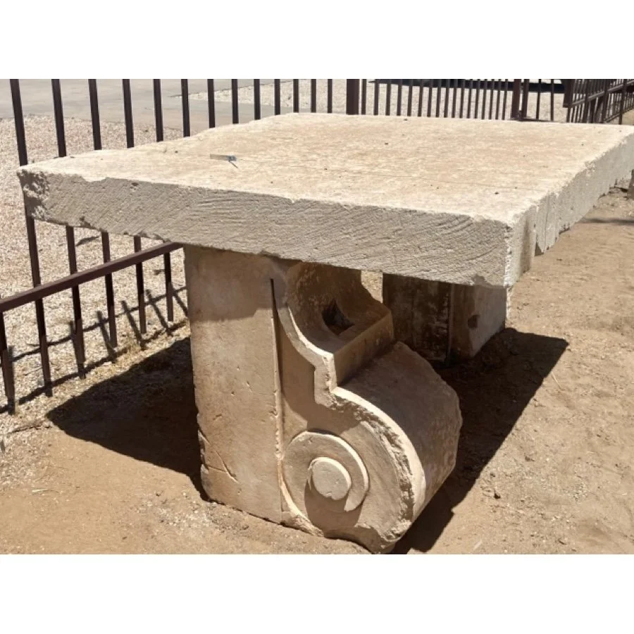 ANTIQUE LIMESTONE SLAB 59.75"Lx54.2"W