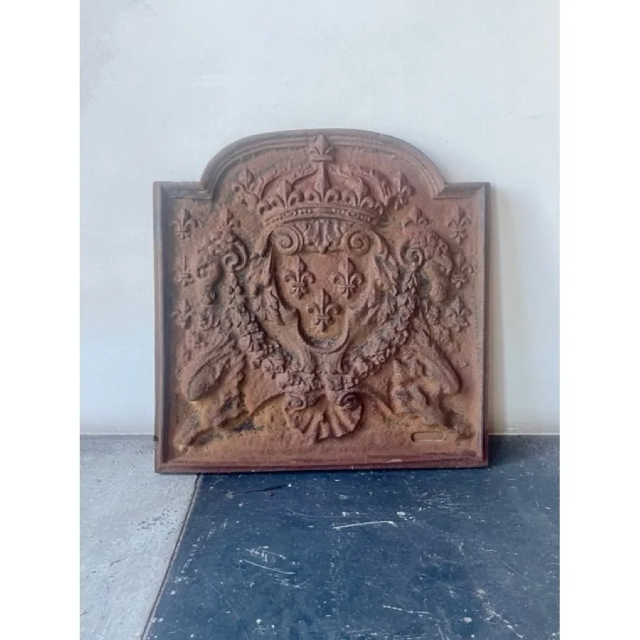 ANTIQUE ARCHED FIREBACK