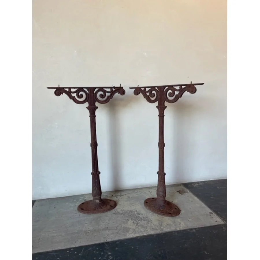 WROUGHT IRON TABLE BASE LEGS