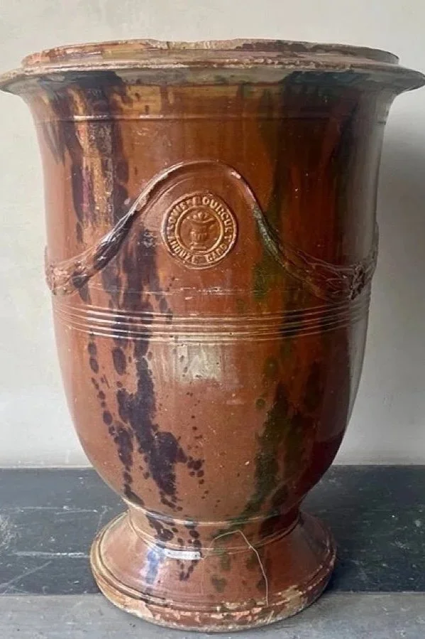 ANTIQUE ANDUZE POT